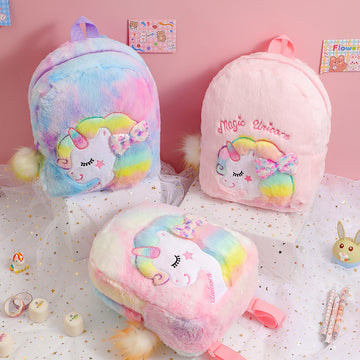 Petit Cartable Licorne Tout Doux