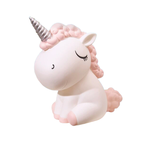 Tirelire licorne XXL rose