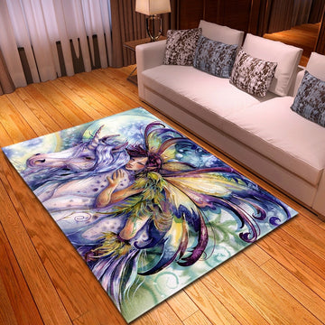 Tapis de salon licorne