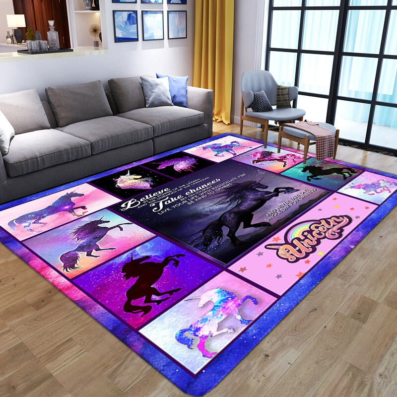 Tapis de sol licorne