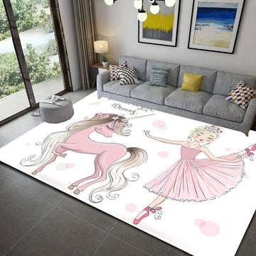 Tapis chambre licorne