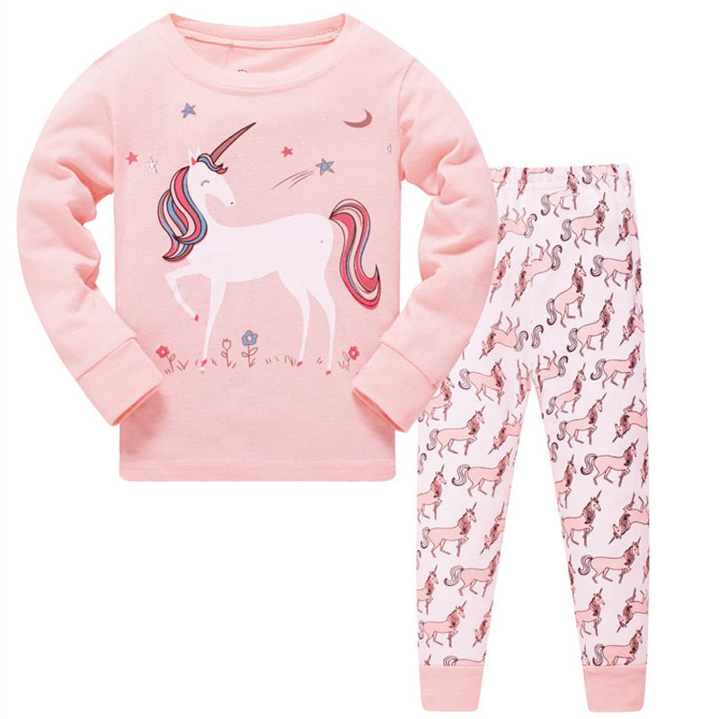 Pyjama Licorne Rose Clair 