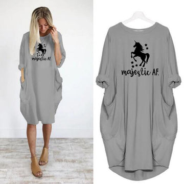 Robe Licorne Large Pour Femme