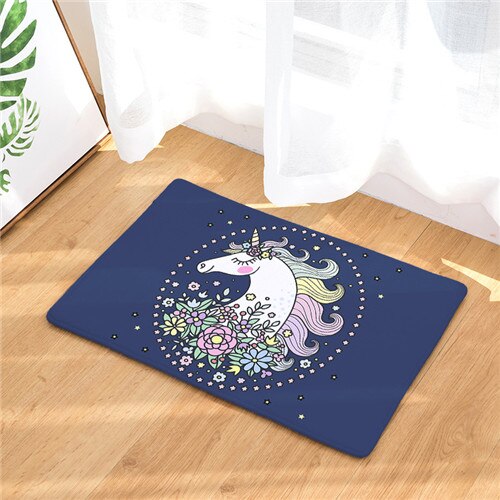 Tapis de douche licorne 