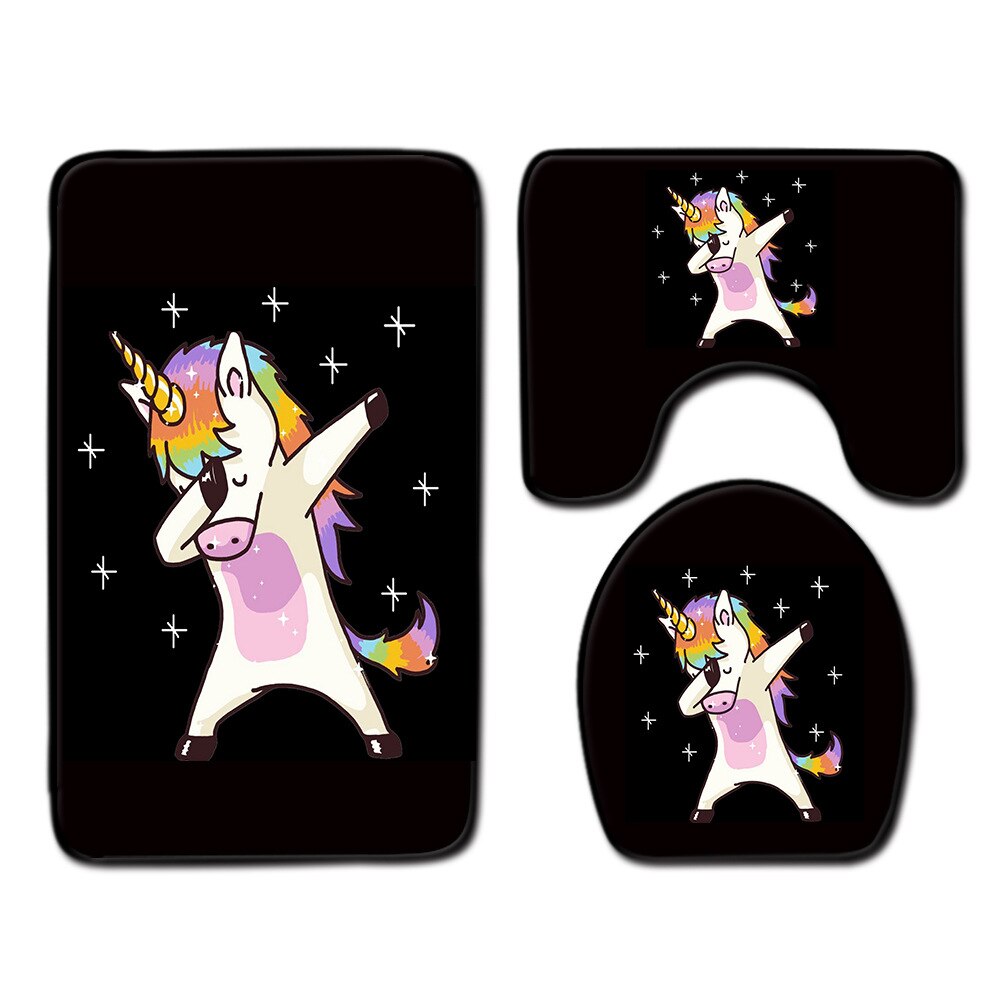 Tapis contour wc licorne