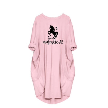 Robe Licorne Large Pour Femme