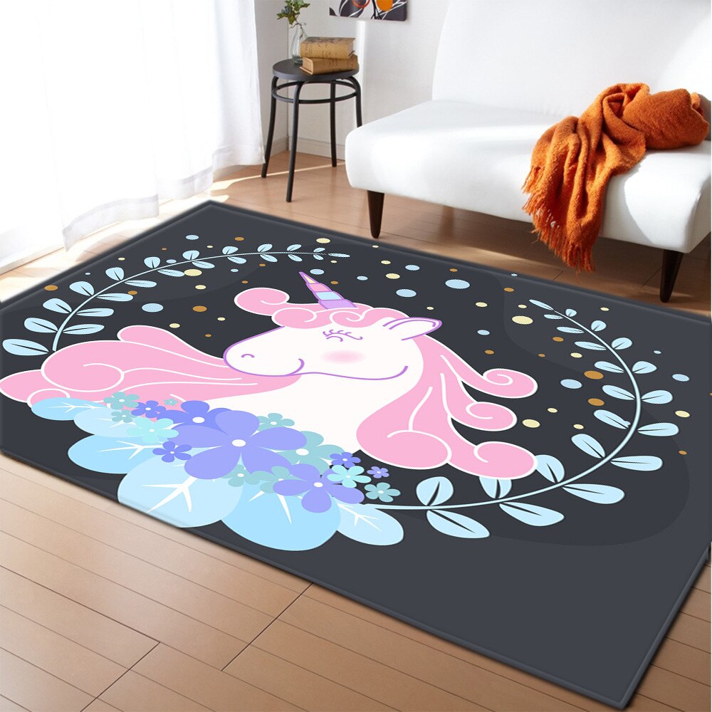 Tapis doudou licorne