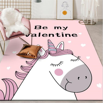 Tapis licorne amour