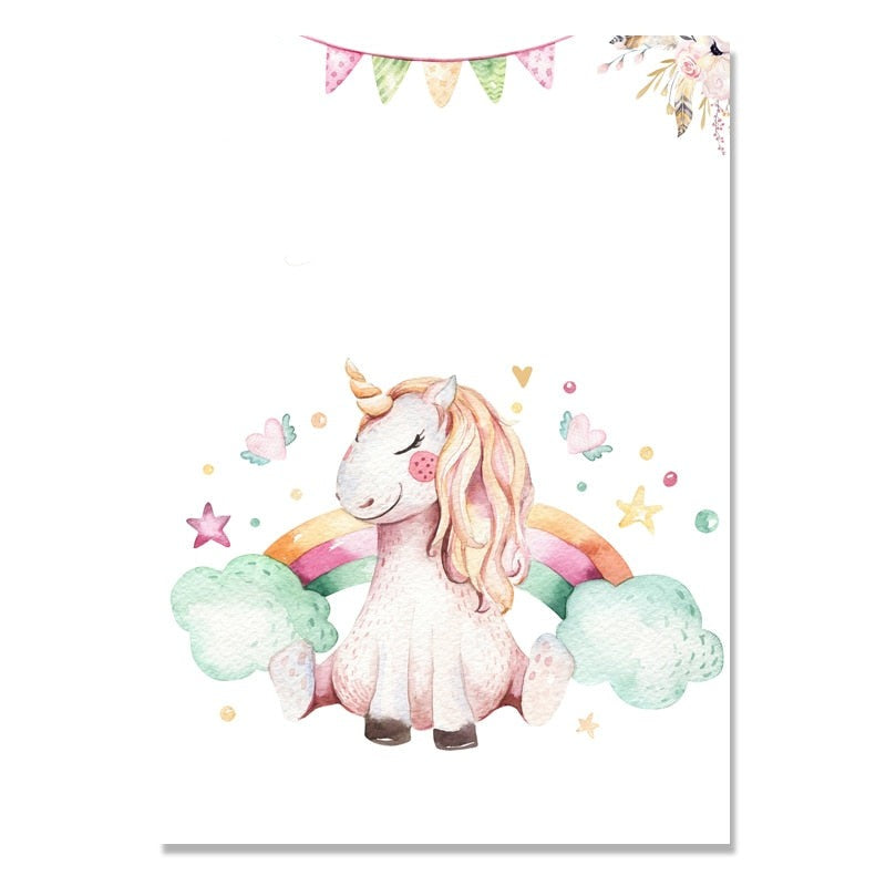 Poster mural licorne