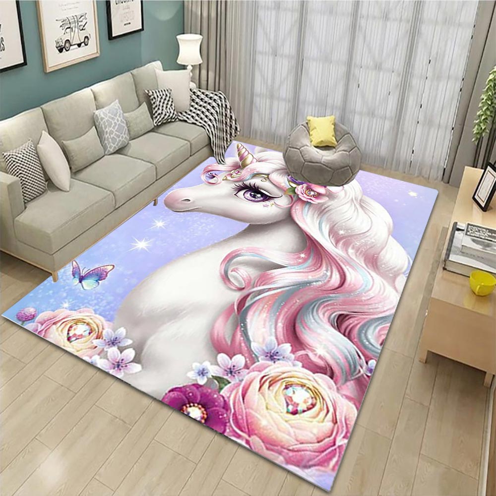 Grand tapis licorne