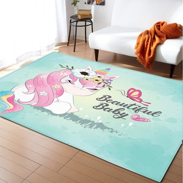 Tapis licorne chambre