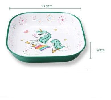 Assiette licorne en mélamine - Licorne