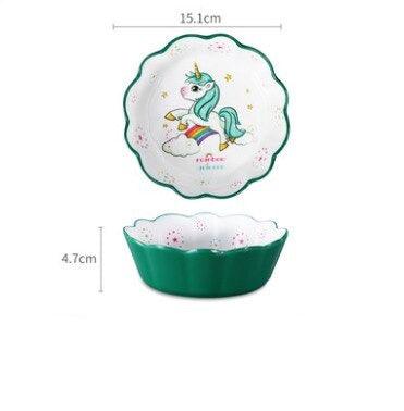 Assiette licorne en mélamine - Licorne