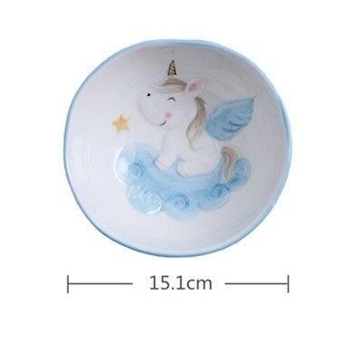 Assiette licorne en porcelaine - Licorne