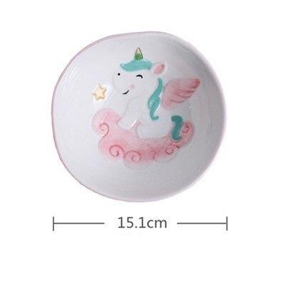 Assiette licorne en porcelaine - Licorne