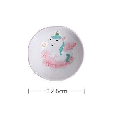 Assiette licorne en porcelaine - Licorne