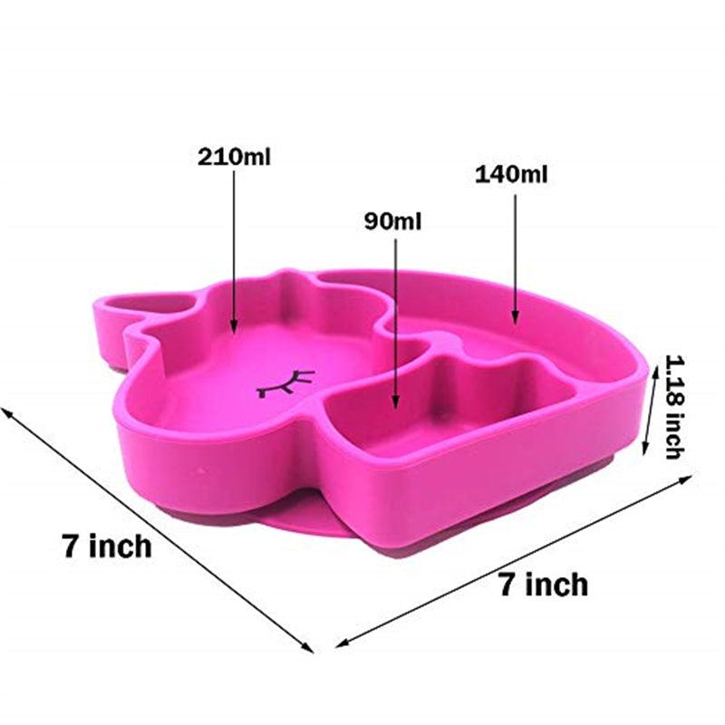 Assiette licorne en silicone pour bébé - Licorne