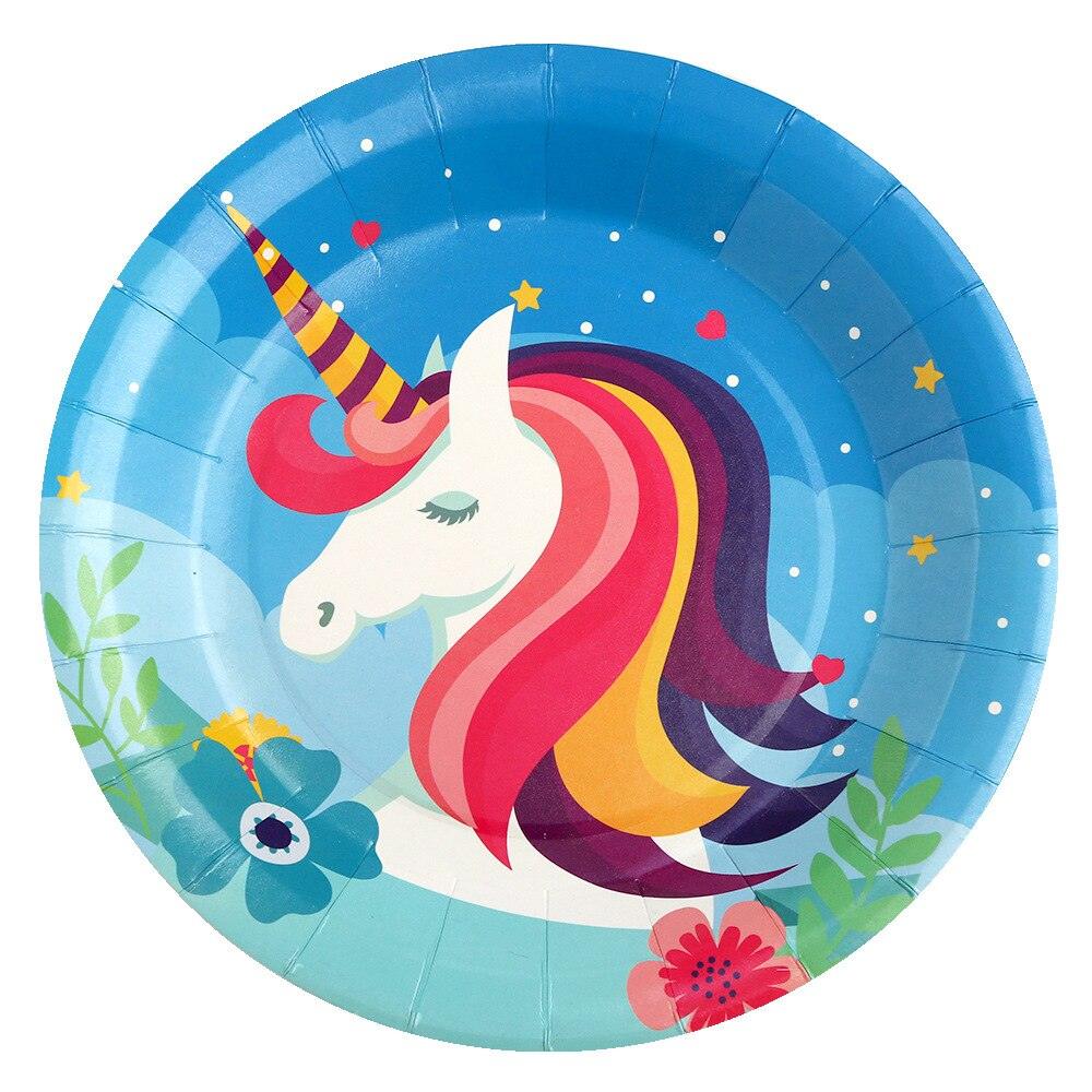 Assiette licorne Kawaii
