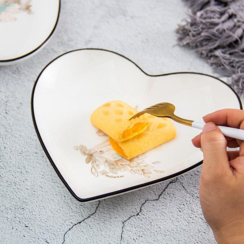 Assiette licorne Saint Valentin - Licorne