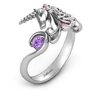 Bague Licorne Bleue - Une Licorne