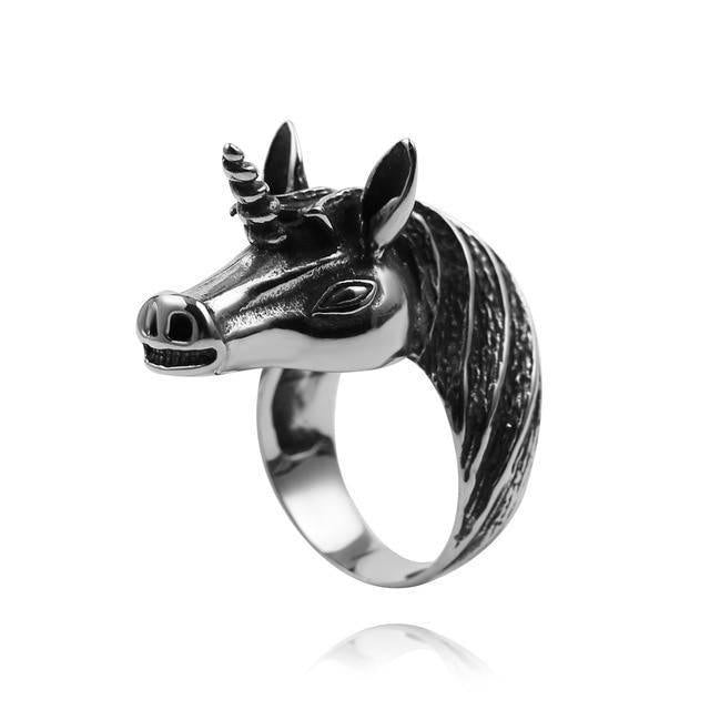 Bague Licorne Gothique - Une Licorne