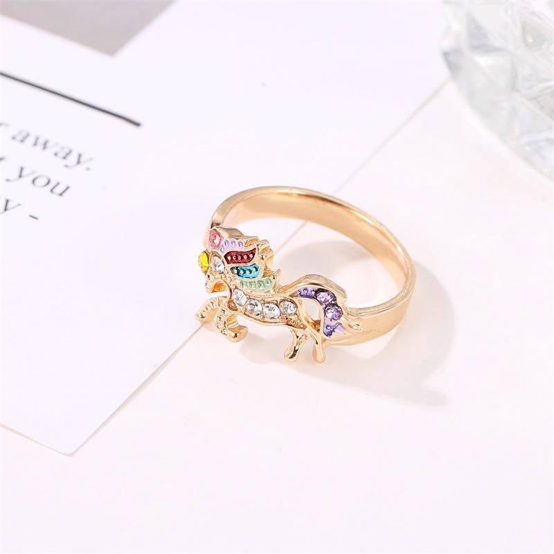 Bague Licorne Or - Une Licorne