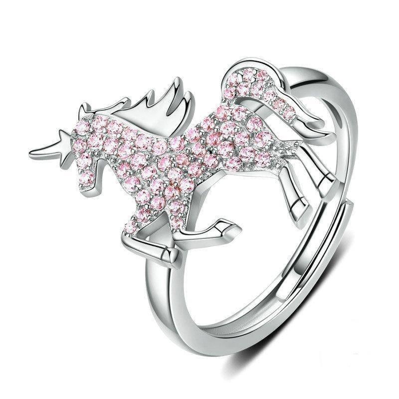 Bague Licorne Zircon - Une Licorne