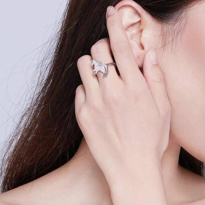 Bague Licorne Zircon - Une Licorne