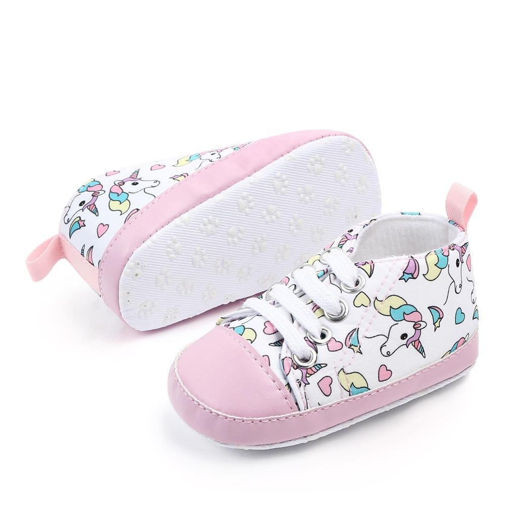 Baskets Licorne Roses - Une Licorne