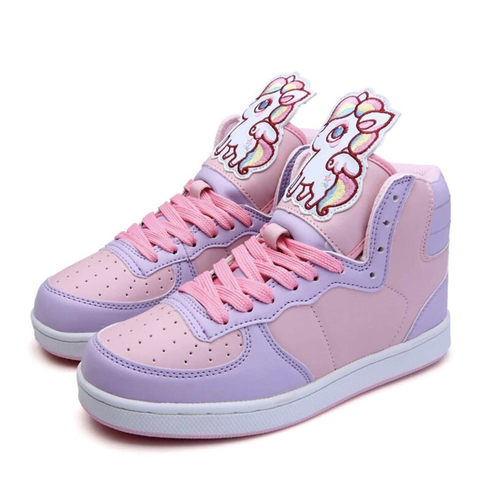 Baskets Licorne Femme Roses - Une Licorne