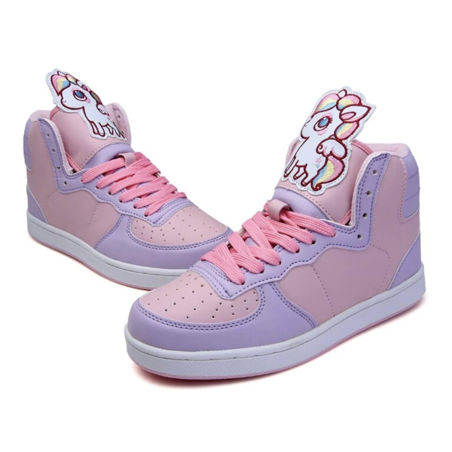 Baskets Licorne Femme Roses - Une Licorne
