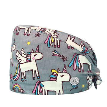 Bonnet Chirurgical Imprimé Licorne - Une Licorne