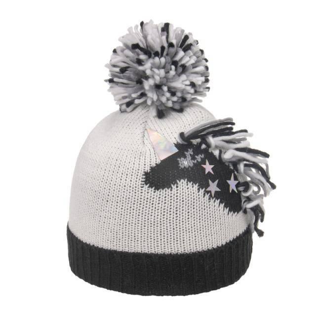 Bonnet De Ski Licorne Pour Femme Et Adolescente - Une Licorne