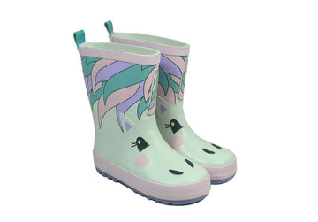 Bottes de pluie licorne garçon