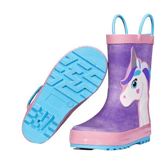 Bottes de pluie licorne géante - Licorne
