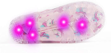 Bottes de pluie licorne lumineuses & antidérapantes
