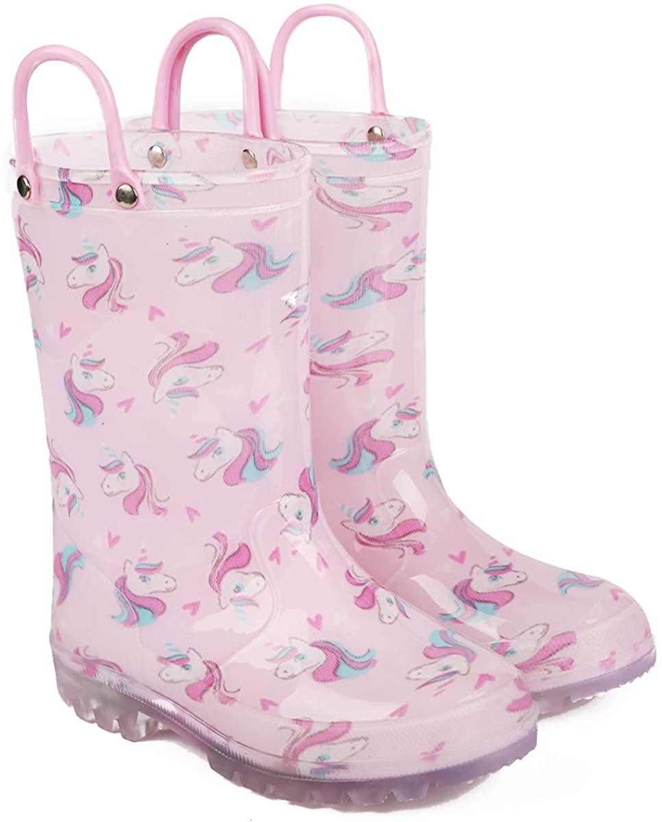 Bottes de pluie licorne lumineuses - Licorne