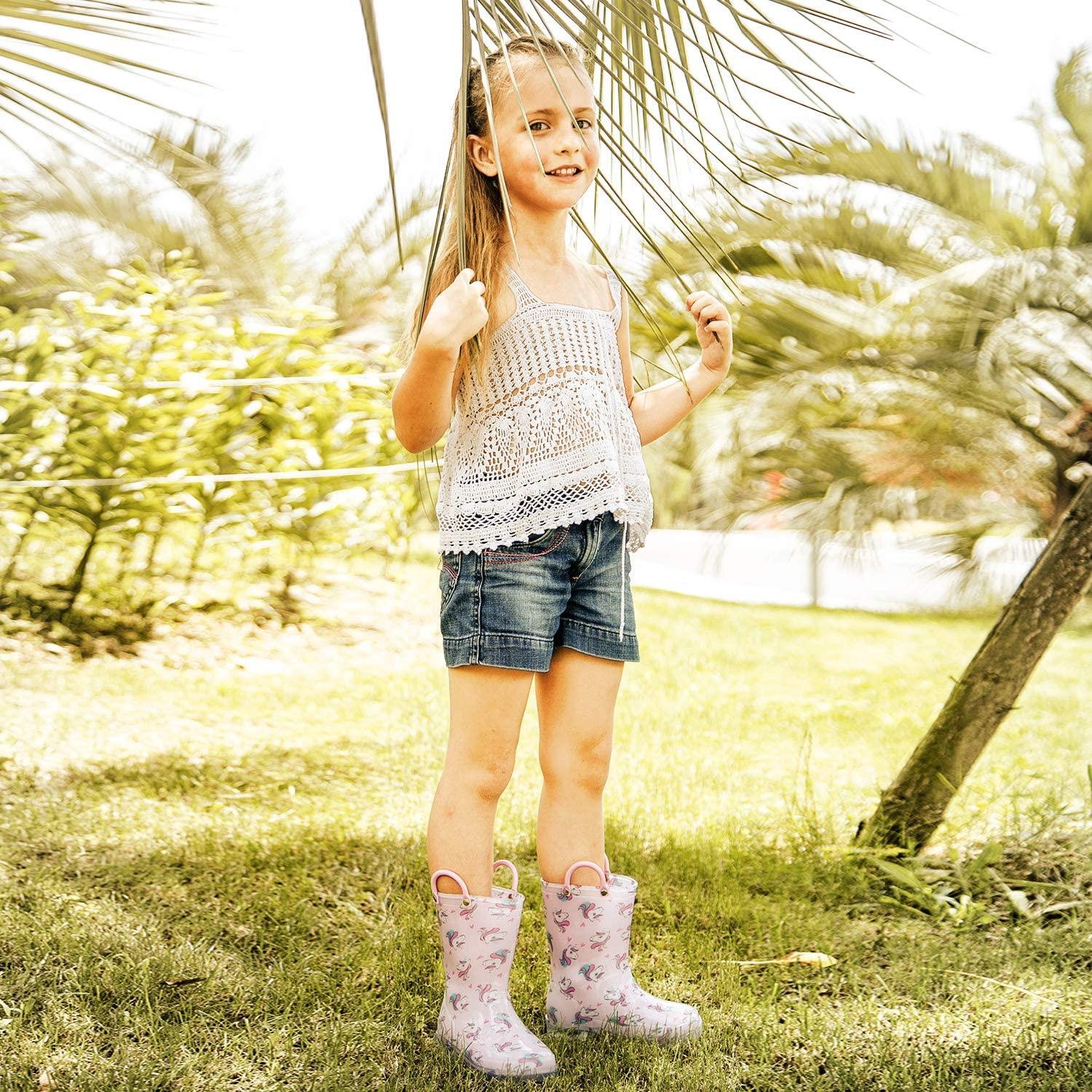 Bottes de pluie licorne lumineuses - Licorne