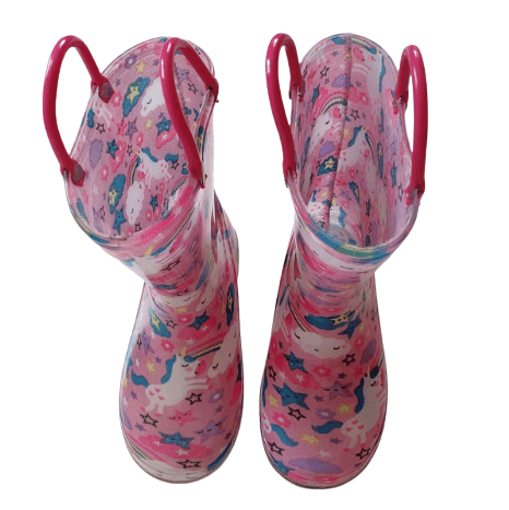 Bottes de pluies licorne fuchsia - Licorne
