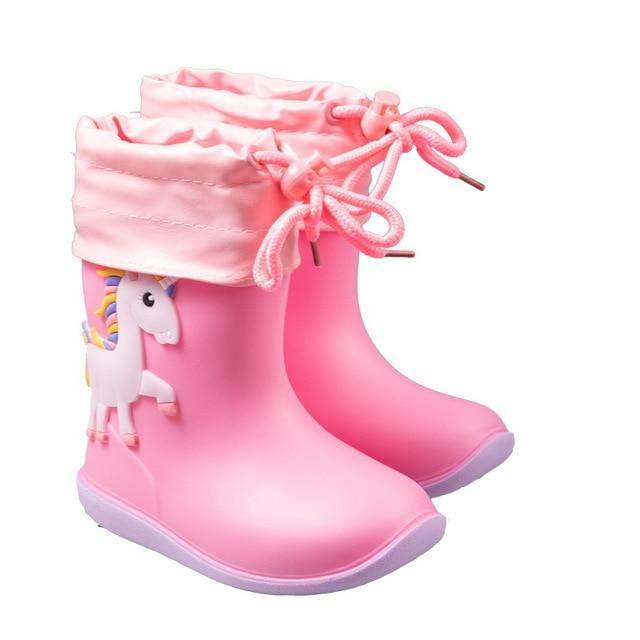 Bottes Licorne <br> Pluie Roses - Une Licorne