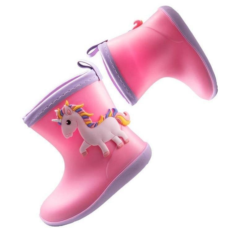 Bottes Licorne <br> Pluie Roses - Une Licorne