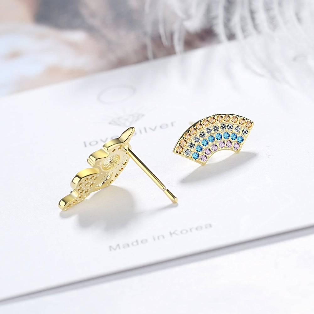 Boucles d'Oreilles Licorne Femme Asymétrique - Licorne