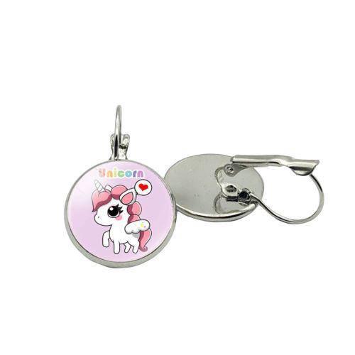 Boucles d'Oreilles Licorne<br> Avec des Ailes - Une Licorne