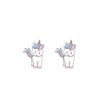 Boucles d'Oreilles Licorne<br> Bijou Enfant - Une Licorne