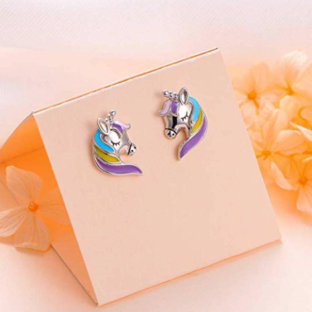 Boucles d'Oreilles Licorne<br> Dormeuse - Une Licorne