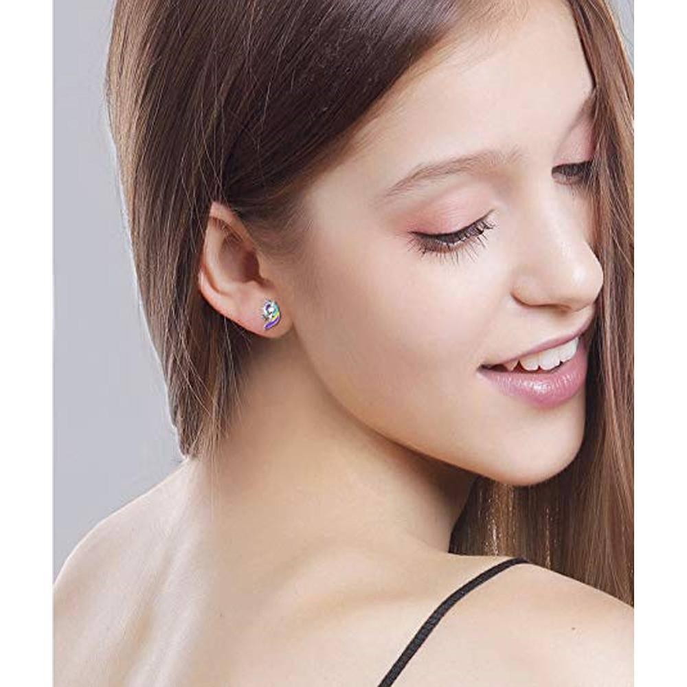 Boucles d'Oreilles Licorne<br> Dormeuse - Une Licorne