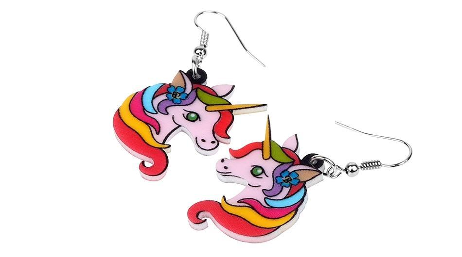 Boucles d'Oreilles Licorne<br> Enfant - Une Licorne