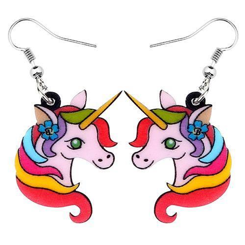 Boucles d'Oreilles Licorne<br> Enfant - Une Licorne