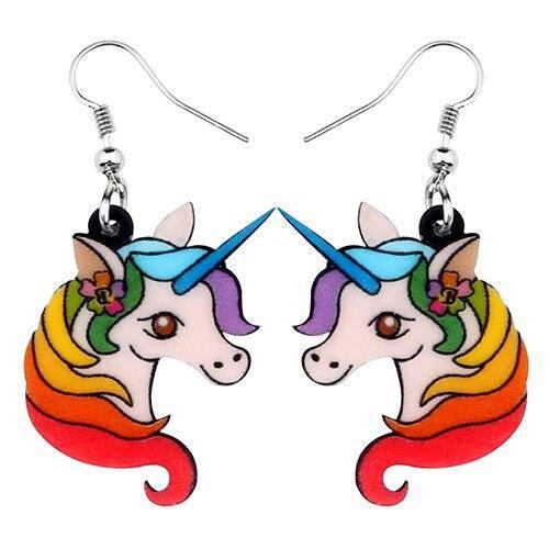 Boucles d'Oreilles Licorne<br> Enfant - Une Licorne
