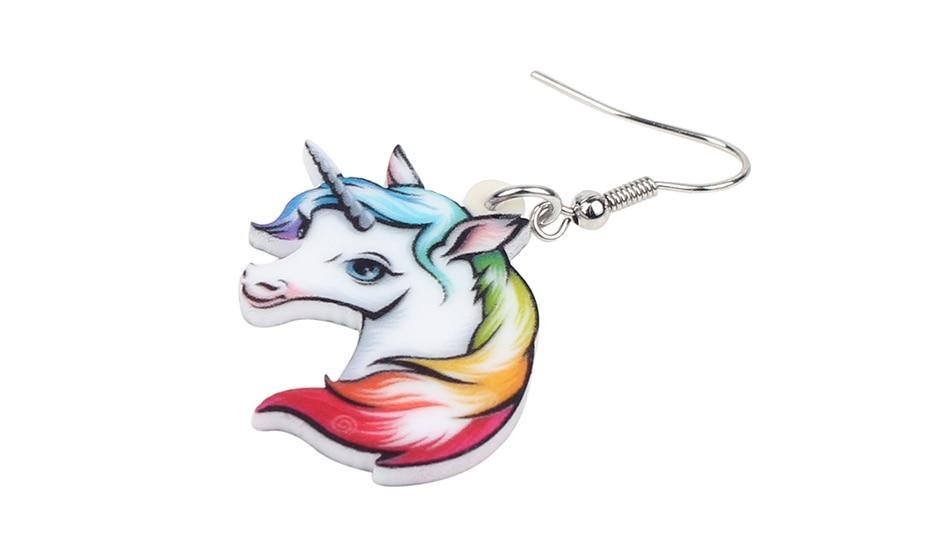 Boucles d'Oreilles Licorne<br> Fille - Une Licorne